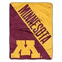 Northwest NCAA Minnesota Golden Gophers Unisex-Adult Micro Raschel Throw Blanket, 46" x 60", Halftone