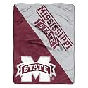 Northwest NCAA Mississippi State Bulldogs Unisex-Adult Micro Raschel Throw Blanket, 46" x 60", Halftone
