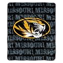 Northwest NCAA Missouri Tigers Unisex-Adult Micro Raschel Throw Blanket, 46" x 60", Grunge