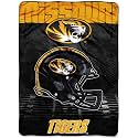Northwest NCAA Missouri Tigers Unisex-Adult Micro Raschel Throw Blanket, 60" x 80", Overtime