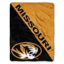 Northwest NCAA Missouri Tigers Unisex-Adult Micro Raschel Throw Blanket, 46" x 60", Halftone