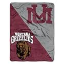Northwest NCAA Montana Grizzlies Unisex-Adult Micro Raschel Throw Blanket, 46" x 60", Halftone