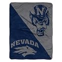 Northwest NCAA Nevada Wolf Pack Unisex-Adult Micro Raschel Throw Blanket, 46" x 60", Halftone