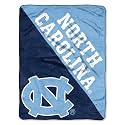 Northwest NCAA North Carolina Tar Heels Unisex-Adult Micro Raschel Throw Blanket, 46" x 60", Halftone