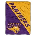 Northwest NCAA Northern Iowa Panthers Unisex-Adult Micro Raschel Throw Blanket, 46" x 60", Halftone