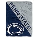 Northwest NCAA Penn State Nittany Lions Unisex-Adult Micro Raschel Throw Blanket, 46" x 60", Halftone
