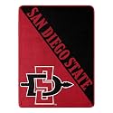 Northwest NCAA San Diego State Aztecs Unisex-Adult Micro Raschel Throw Blanket, 46" x 60", Halftone