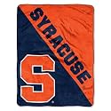 Northwest NCAA Syracuse Orange Unisex-Adult Micro Raschel Throw Blanket, 46" x 60", Halftone