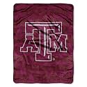 Northwest NCAA Texas A&amp;M Aggies Unisex-Adult Micro Raschel Throw Blanket, 46" x 60", Grunge