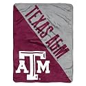 Northwest NCAA Texas A&amp;M Aggies Unisex-Adult Micro Raschel Throw Blanket, 46" x 60", Halftone