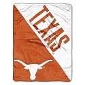 Northwest NCAA Texas Longhorns Micro Raschel Throw Blanket – 46 x 60 Inches – Halftone Design