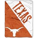 NORTHWEST NCAA Texas Longhorns Micro Raschel Throw Blanket – 46 x 60 Inches – Halftone Design (Pack of 6)