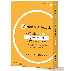 norton anti virus basic - 1 device - 12months - physical delivery activation key card