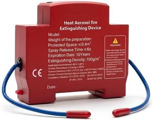 norvixa automatic heat activated aerosol fire suppression extinguishing device fire extinguisher mount