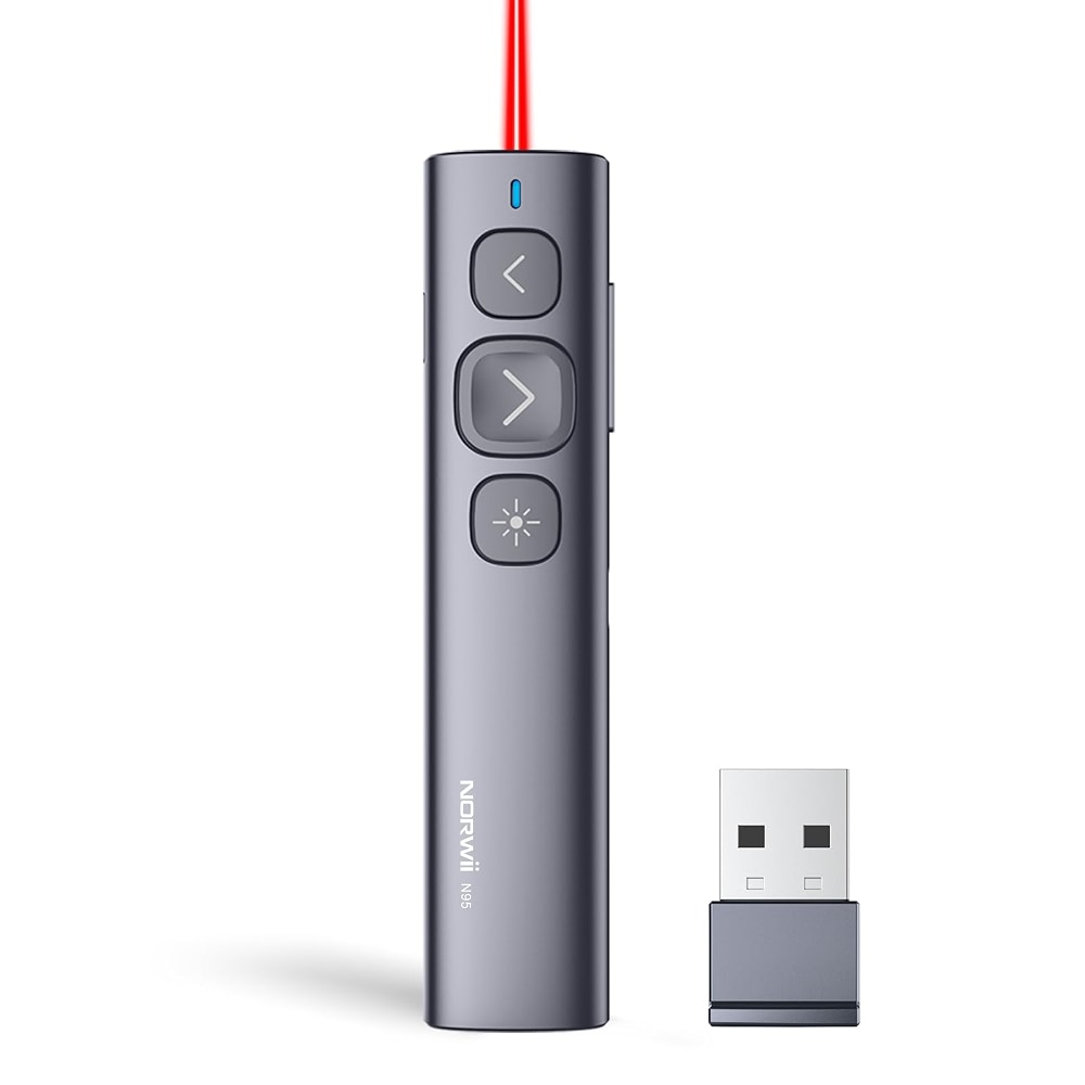 Norwii N95 Presentation Clicker, PowerPoint Clicker for Presentation ...