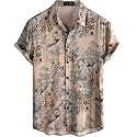 NoseQueen Floral Print Cotton Multi-Colored Short Sleeve
