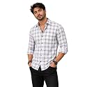 NoseQueen Men39s Checked Cotton Shirt Full