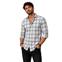 NoseQueen Men39s Checked Cotton Shirt Full