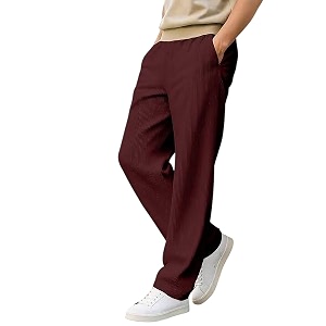 NoseQueen Mens Corduroy Relaxed Fit Stretchable
