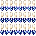Nosiny 24 Pcs Evil Eye Keychains Turkish Blue Beads Charms