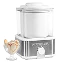 Nostalgia Electric Ice Cream Maker, White
