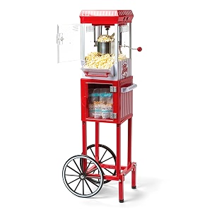 Nostalgia Popcorn Maker Machine - Professional Cart