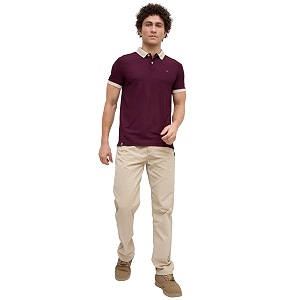 Nostrum Mary Half Sleeve Polo T-Shirt with