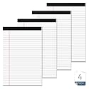 Note Pads 5x8 for Work White Legal Pads 5x8 College Ruled Legal Notepads