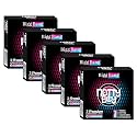 NOTTY BOY Value Pack - BiggBang 4-IN-One Delay Dotted Ribbed, Contoured Fit Shape, Long Duration Ultimate Stimulation Condoms - (Set of 5, 15 Units)
