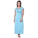 Noty Women39s Cotton Floral Maxi Nighty