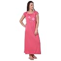 Noty Women39s Cotton Floral Maxi Nighty