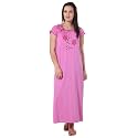 Noty Women39s Cotton Floral Maxi Nighty