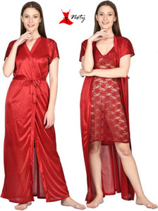 noty women nighty with robe