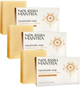 Nourish Mantra Turmeric & Citrus Handmade Bathing Soap For Men & Women Pack of 3