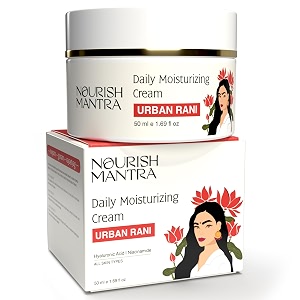 nourish mantra urban rani daily moisturizer cream for women 50ml