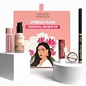 Nourish Mantra Urban Rani Essential Makeup Kit | 5-Piece Makeup Set for Women | BB Cream, Black Kajal, Liquid Lipstick, Tinted Lip Balm & Lip and Cheek Tint | Everyday Makeup Essentials | Women Gift Set