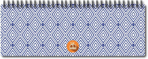 nourish weekly planner regular plannerorganizer ruled 50 pages bluediamond
