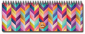 nourish weekly planner regular plannerorganizer ruled 50 pages chevron