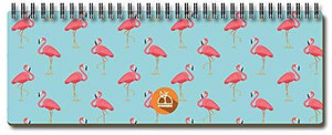 nourish weekly planner regular plannerorganizer ruled 50 pages flamingo