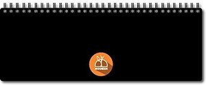 nourish weekly planner regular plannerorganizer ruled 50 pages black