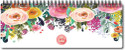 Nourish Weekly Planner Regular Planner/Organizer Ruled 50 Pages (Watercolor)