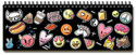 Nourish Weekly Planner Regular Planner/Organizer Ruled 50 Pages (EMOJI)