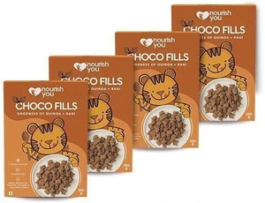 nourish you choco fills  goodness of quinoa and ragi  250g each box 4 x 250 g