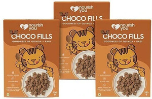 nourish you choco fills  goodness of quinoa and ragi  250g each box 3 x 250 g