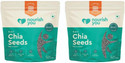 Nourish You Raw Chia Seeds with Protein, Omega 3, Calcium Rich, Zinc and Fibre | 150g Each Black Chia Seeds (2 x 150 g)