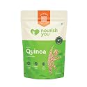 Nourish You White Quinoa Seeds, 1Kg | Gluten-Free, High-Protein Superfood | Vacuum-Sealed for Freshness | Low GI, Weight Management Diet Food | Use for Salads, Upma, Pulao & Porridge