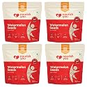 NOURI4SH YOU Raw Watermelon Seeds | Protein &amp; Fibre Rich Superfood | Healthy Snack for Immunity &amp; Heart Health | Raw Watermelon Seeds for Salads, Smoothies, Muesli &amp; Baking | Gluten Free | Pack of 4 x 100GM |