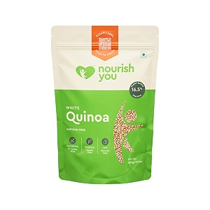 nourish you white quinoa seeds 500g  raw healthy super food  glutenfree  saponin free  high protein amp fiber  diet food  100 wholegrain cereal