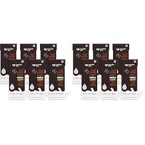 nourish you plant based millet mlk with goodness of ragi jowar bajra amp oats  dairy free  preservatives free healthy vegan creamy mlk unsweetened chocolate flavour mlk 12l 200 ml each  6