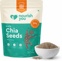 Nourish You Raw Chia Seeds with Omega 3, Zinc, Calcium,Fiber for Weight management Black Chia Seeds (250 g)